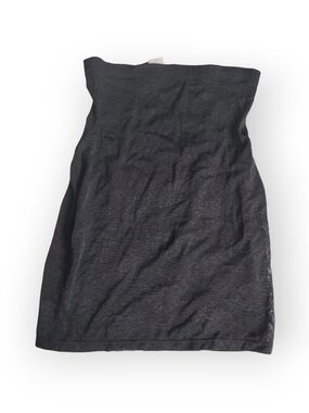Black Strapless Tube Shirt